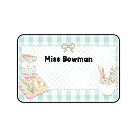 Book Lover's Dream Personalized Desk Mat | Miss Honey's Cottage Classroom
