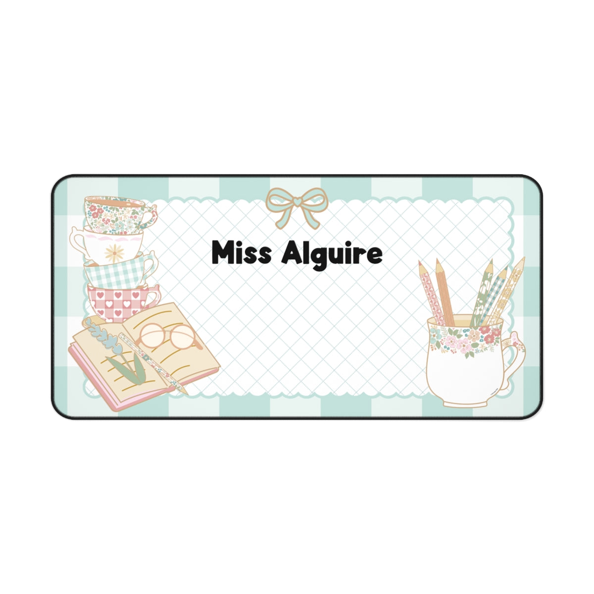 Book Lover's Dream Personalized Desk Mat | Miss Honey's Cottage Classroom