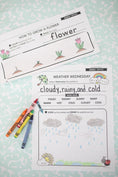 Load image into Gallery viewer, Printable Kindergarten March Daily Writing
