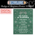Load image into Gallery viewer, Printable Cozy Pledge of Allegiance Poster | School in Stars Hollow
