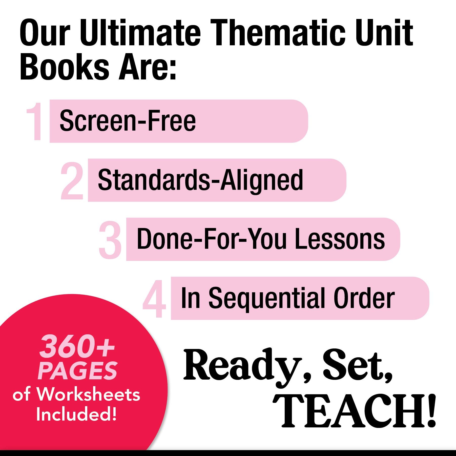 Ultimate Kindergarten May Thematic Unit Bundle