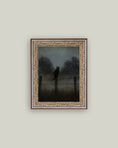 Load image into Gallery viewer, Black Cat Framed Antique Art
