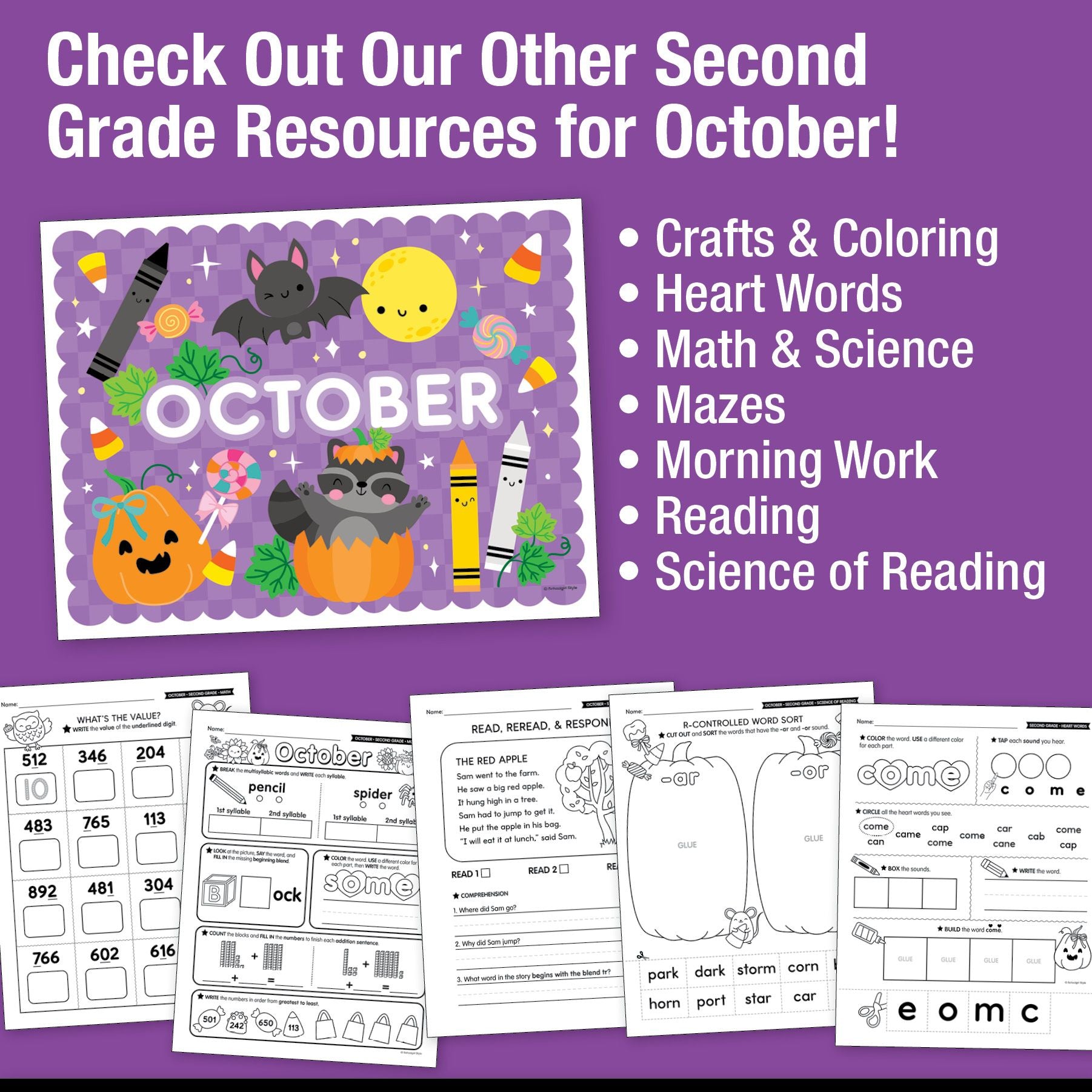 Printable Perfect Jack-O'-Lantern Craftivity