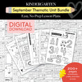 Load image into Gallery viewer, Kindergarten September Thematic Unit Bundle
