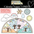 Load image into Gallery viewer, Printable Seasons Calendar Topper | A Year In Pastel
