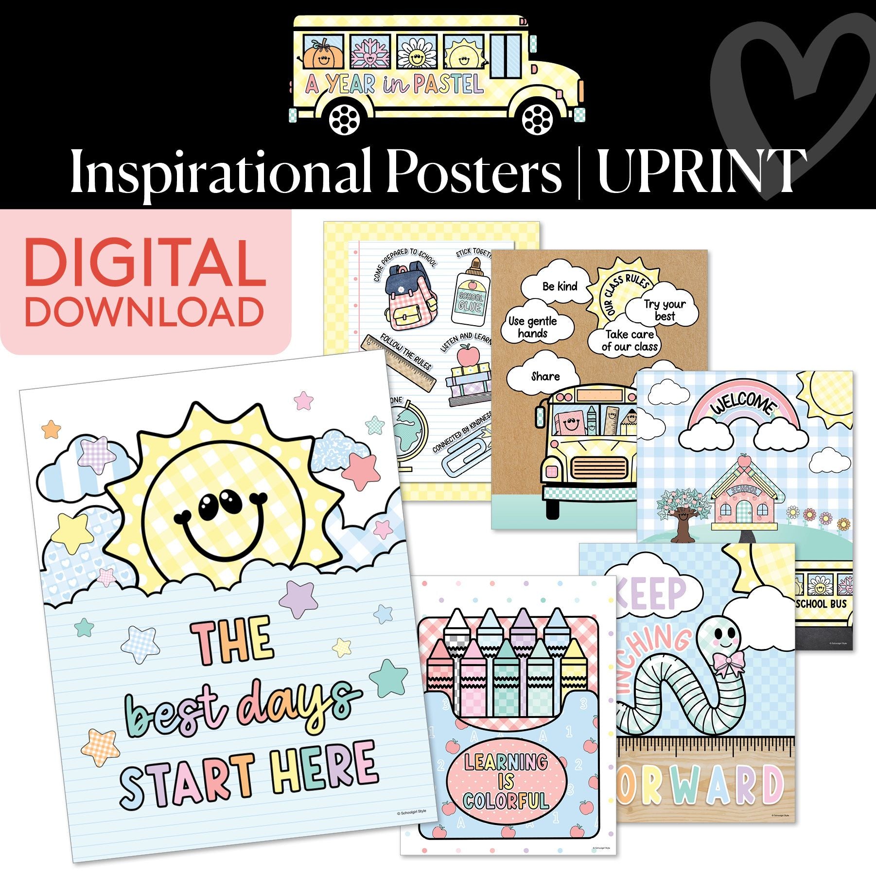 Printable Inspirational Posters | A Year In Pastel