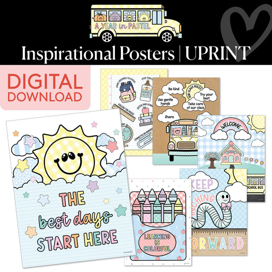 Printable Inspirational Posters | A Year In Pastel