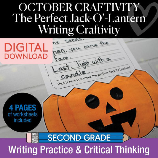 Printable Perfect Jack-O'-Lantern Craftivity