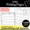 Load image into Gallery viewer, Printable April Writing Pages
