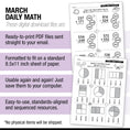 Load image into Gallery viewer, Printable Second Grade March Daily Morning Work
