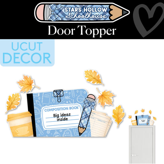 Big Ideas Inside Notebook Door Topper | Stars Hollow Schoolhouse