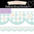 Load image into Gallery viewer, Daisy Daydream Bulletin Board Border | Miss Honey's Cottage Classroom

