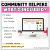 Community Helpers Digital Teaching Slides | Google Slides Activities