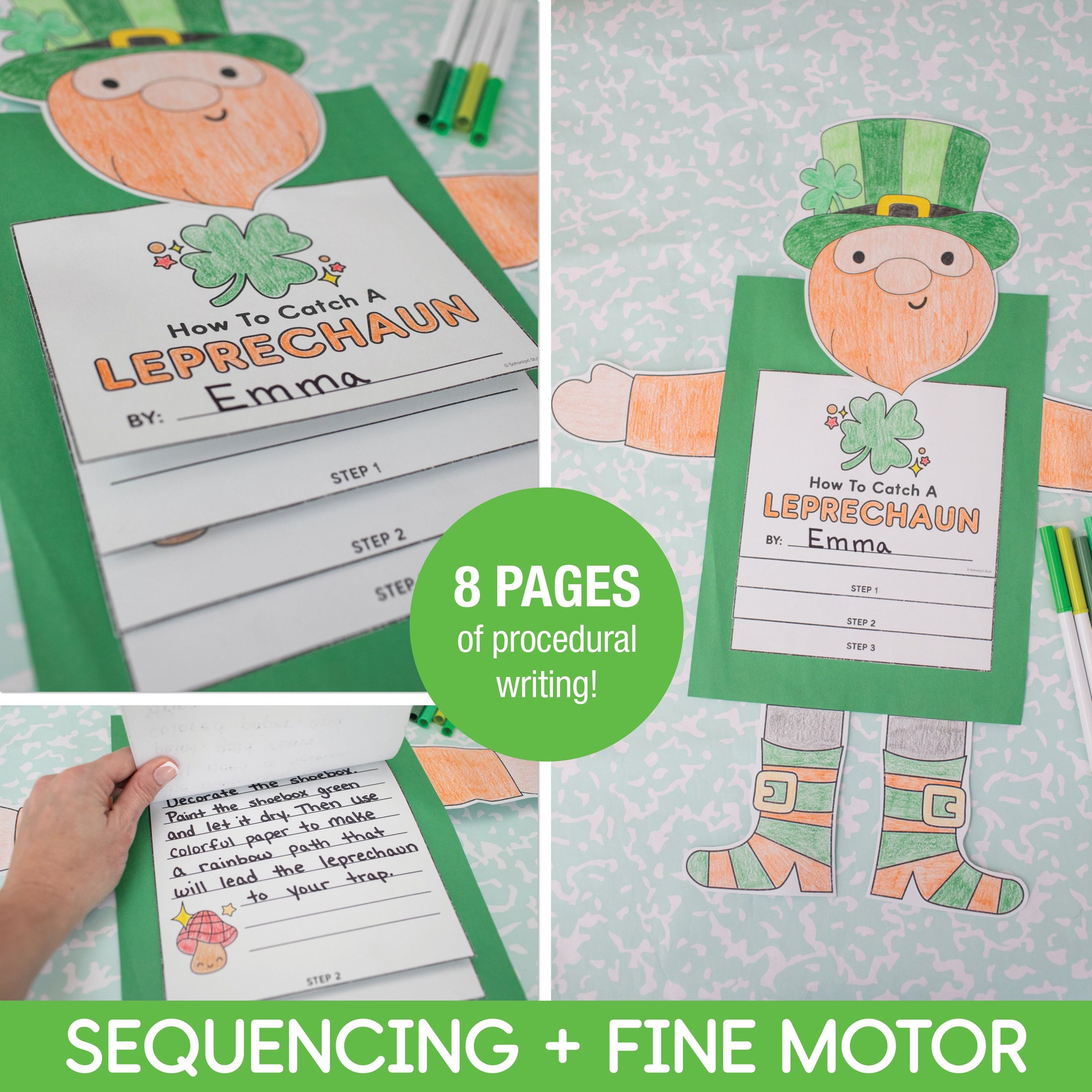 Printable March How To Catch A Leprechaun Craftivity