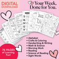 Load image into Gallery viewer, Printable Kindergarten February Week 1 Resources
