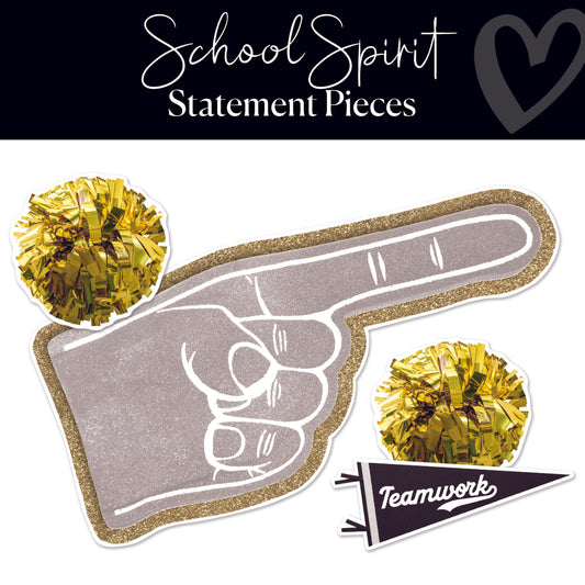 School Spirit Foam Finger Statement Pieces 