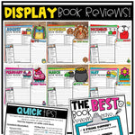 Bulletin Board Book Report Review Project | Templates | Writing Prompts | Activities | Printable Teacher Resources | A Love of Teaching