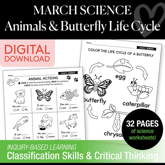 Printable March Daily Science