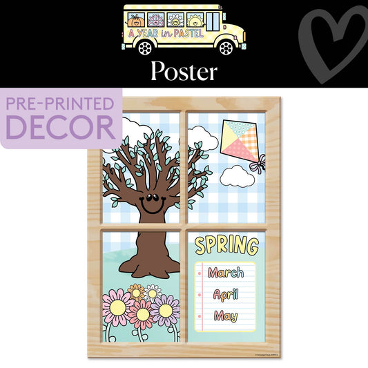 Spring Poster | A Year In Pastel