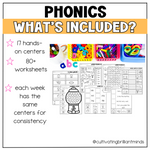 Short I CVC Phonics Centers | Literacy Centers | Kindergarten, First Grade