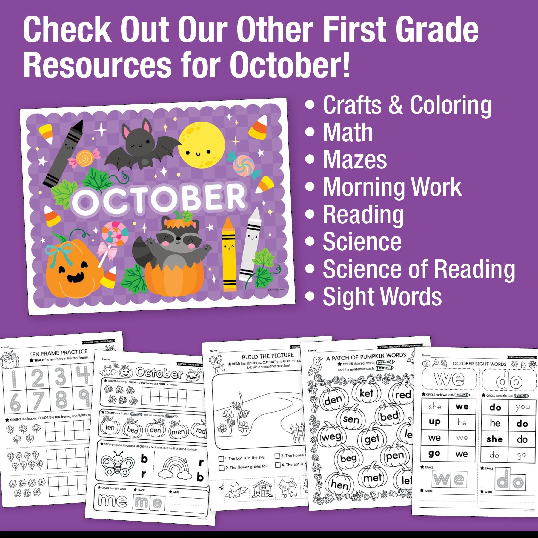 Printable My Pet Monster Craftivity