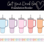 Get Your Drink On Border Bundle | Bulletin Board Borders | Schoolgirl Style
