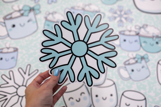Printable Winter Snowflakes Cutouts | Sweet Sips and Snowflakes