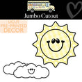 Load image into Gallery viewer, Sun Jumbo Cutouts | A Year In Pastel
