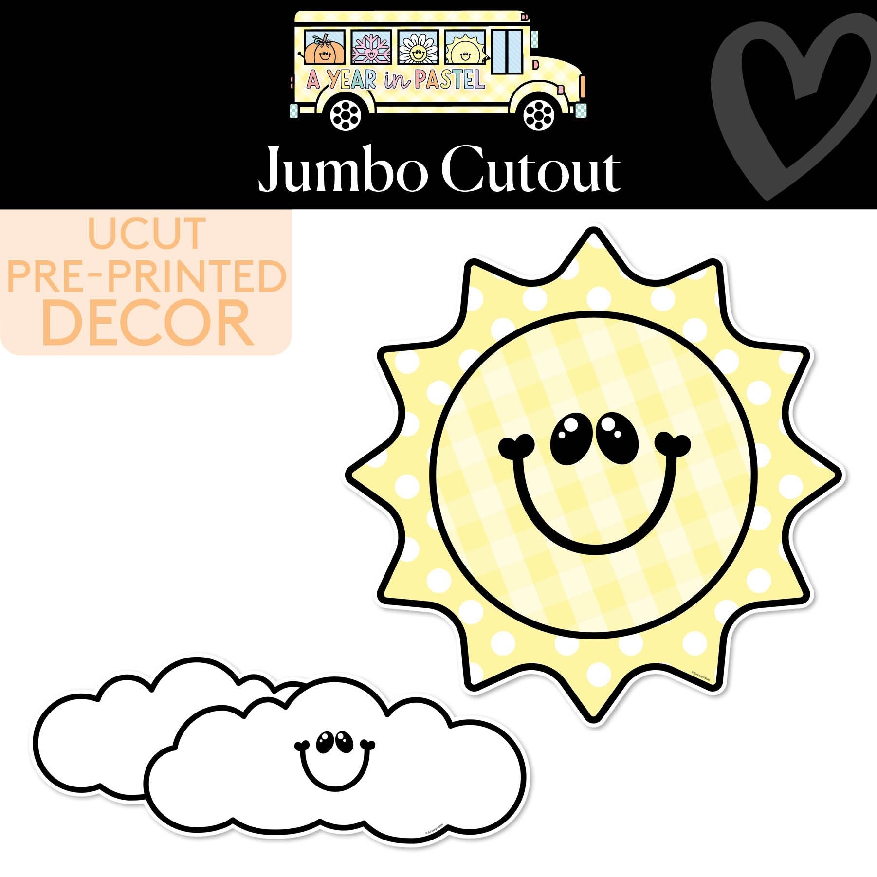 Sun Jumbo Cutouts | A Year In Pastel