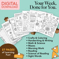 Load image into Gallery viewer, Printable First Grade November Week 2 Resources
