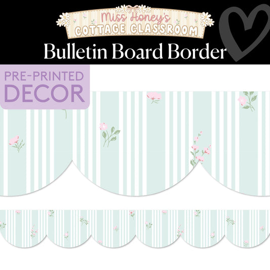 Whispered Wildflowers Calming Bulletin Board Border | Miss Honey's Cottage Classroom