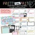 Load image into Gallery viewer, Printable Pastel Editable Google and PowerPoint Classroom Slides | Pretty in Pastel
