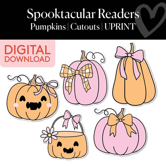 Pumpkins | Printable Halloween Cutouts | Spooktacular Readers