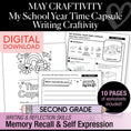 Load image into Gallery viewer, Printable May My School Year Time Capsule Writing Craftivity
