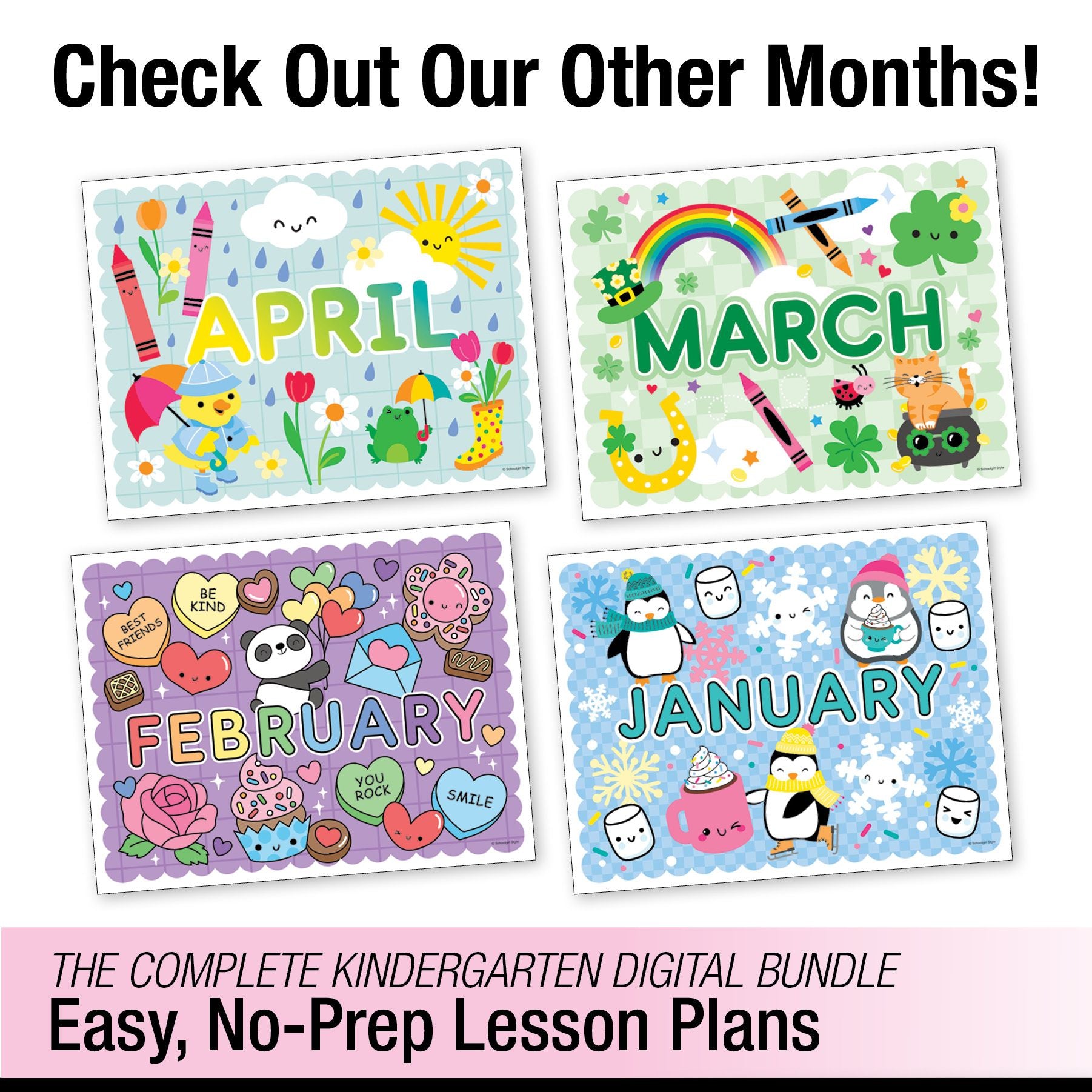 Printable Kindergarten May Thematic Unit Bundle