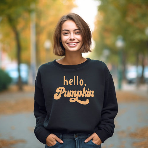 Hello, Pumpkin Fall Sweatshirt