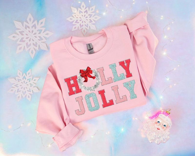 Holly Jolly Christmas Teacher Sweatshirt