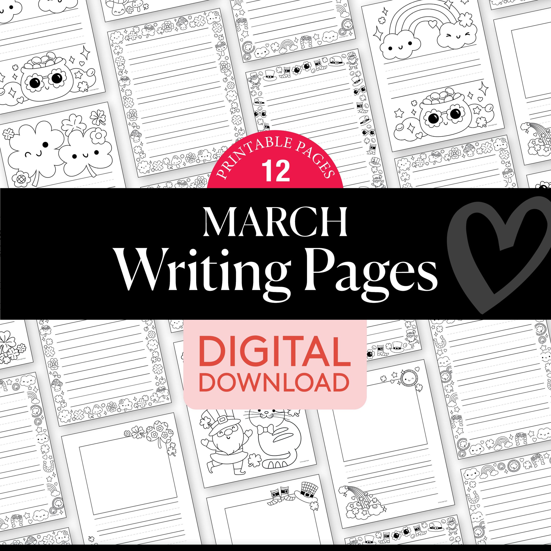 Printable March Writing Pages