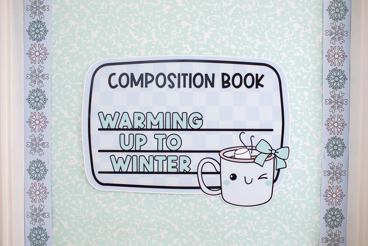 Ultimate Winter Classroom Decor Bundle | Sweet Sips and Snowflakes