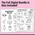 Load image into Gallery viewer, Big Book of September Kindergarten Thematic Unit Bundle
