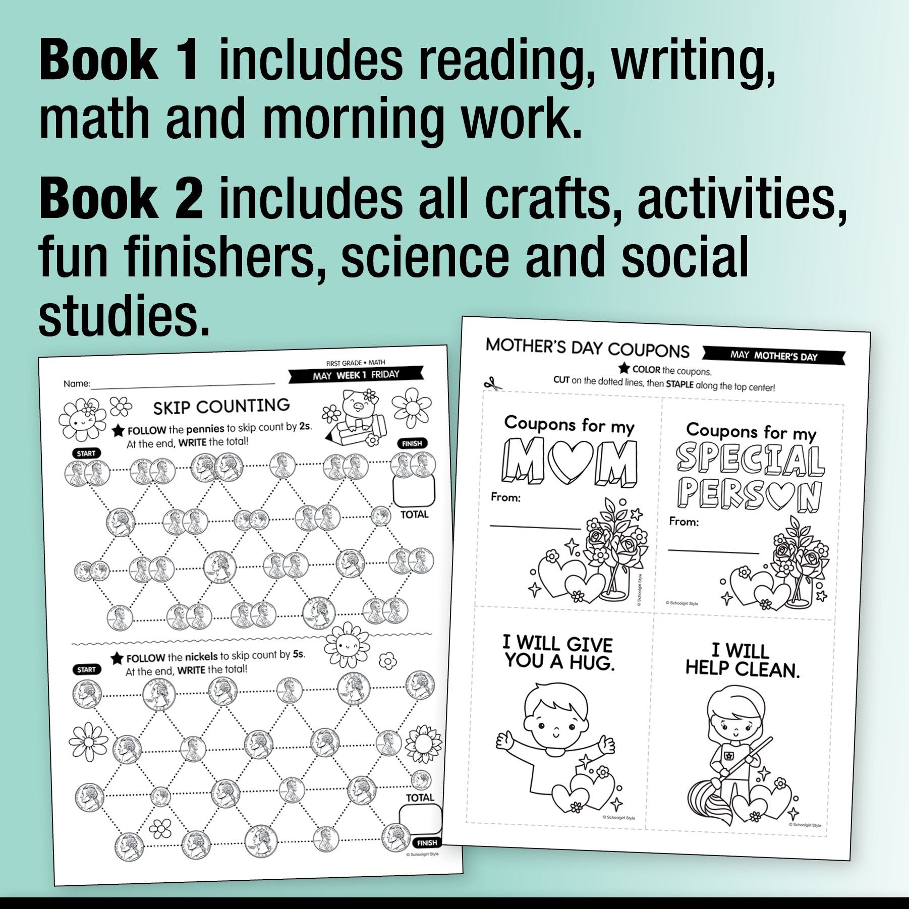 Ultimate First Grade May Thematic Unit Bundle