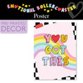 Load image into Gallery viewer, You Got This Rainbow Pastel Classroom Poster

