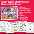 Load image into Gallery viewer, Printable Preschool October Pre-Writing Tracing Worksheets
