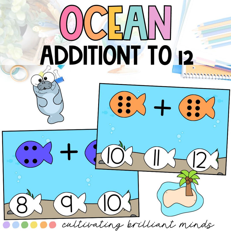 Ocean Addition to 12 Center | Math Counting Center | End of the Year