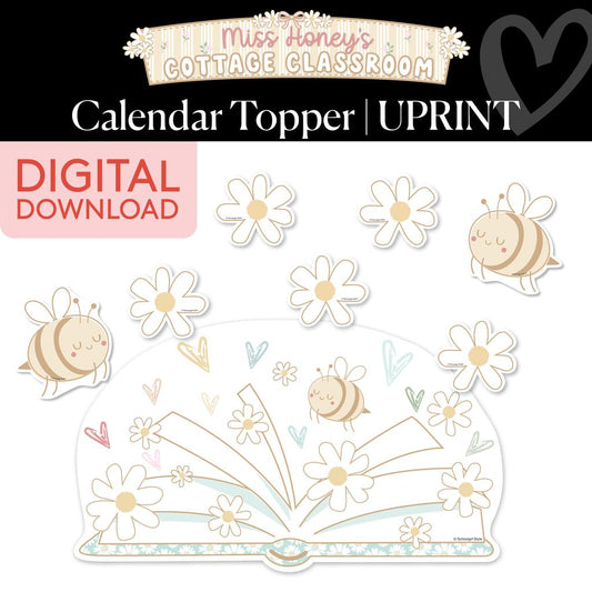 Printable Calming Calendar Topper | Miss Honey's Cottage Classroom
