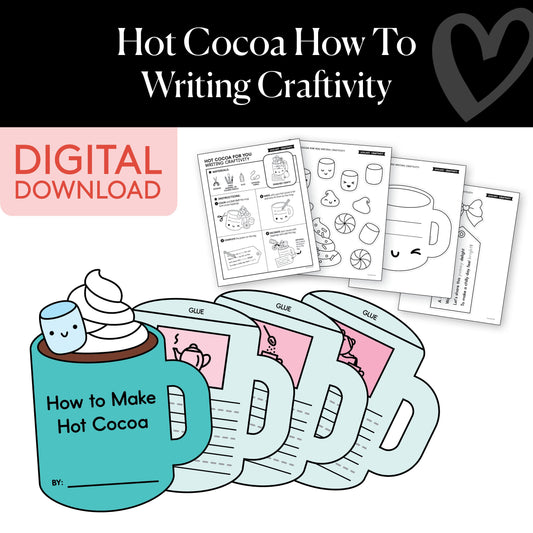 Printable January Hot Cocoa How To Craftivity