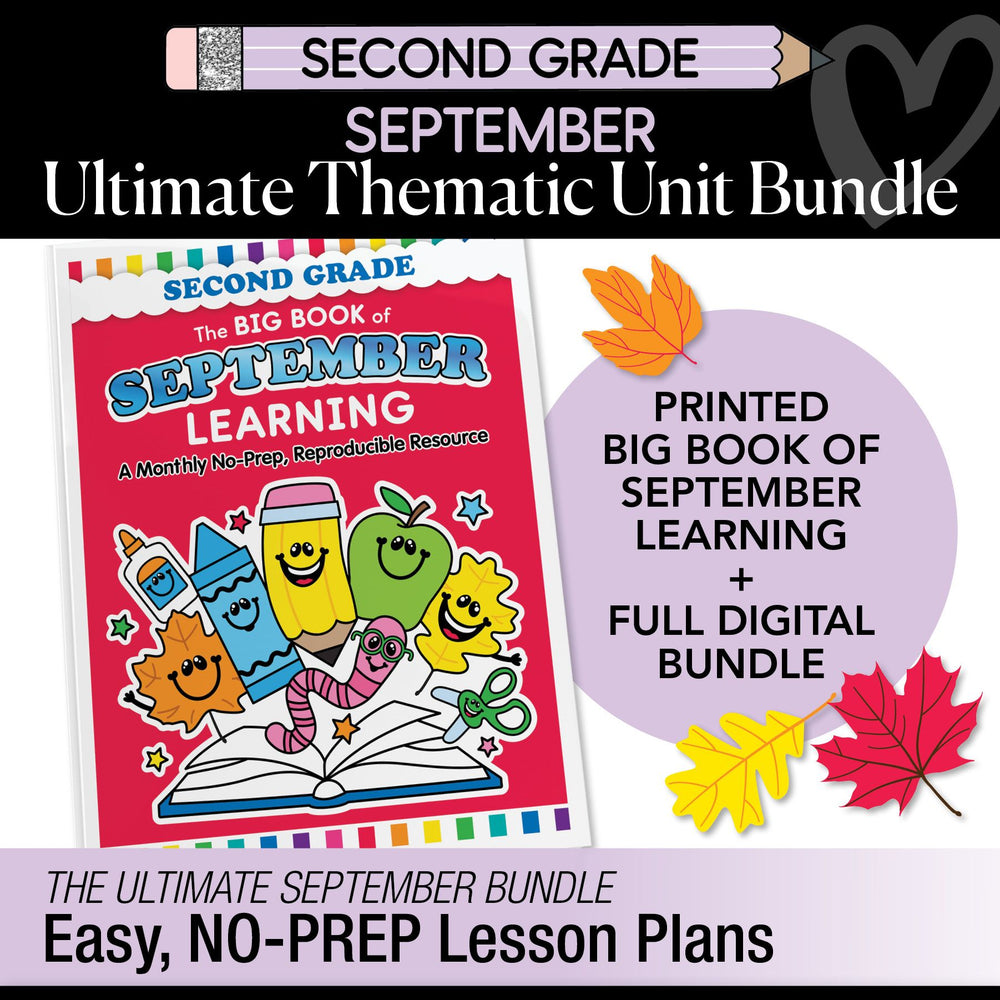 Big Book of September Second Grade Thematic Unit Bundle