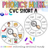 Phonics Wheel Game | CVC Short A | Phonics Activities | Science of Reading