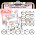 Load image into Gallery viewer, Printable Pastel Weekly Prep Bin
