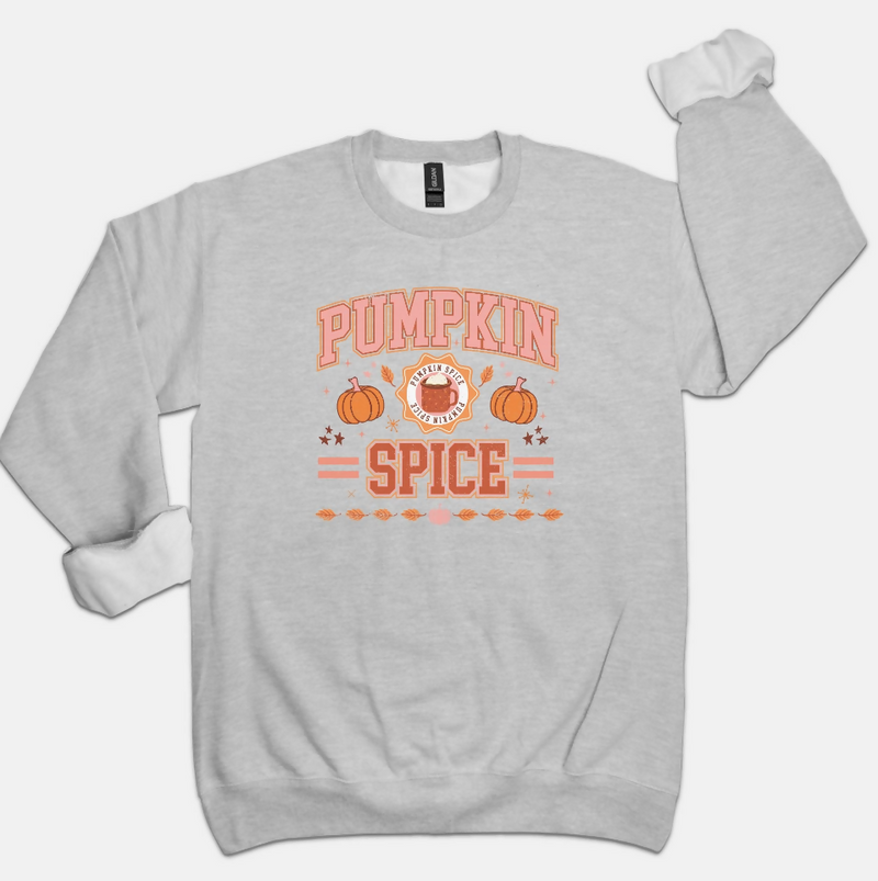 Pumpkin Spice Varsity Sweatshirt